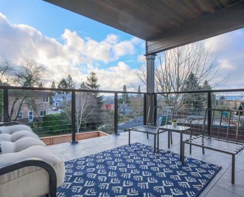 Deck view – 6212 SE. Yamhill Portland Oregon